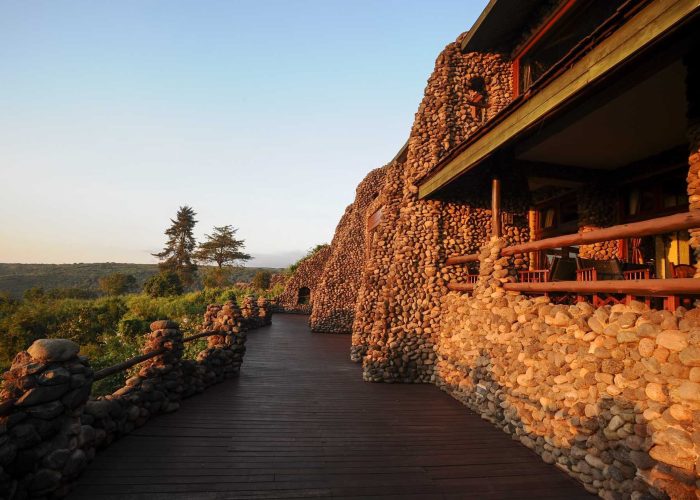Terrasse panoramique du Ngorongoro Serena Hotel