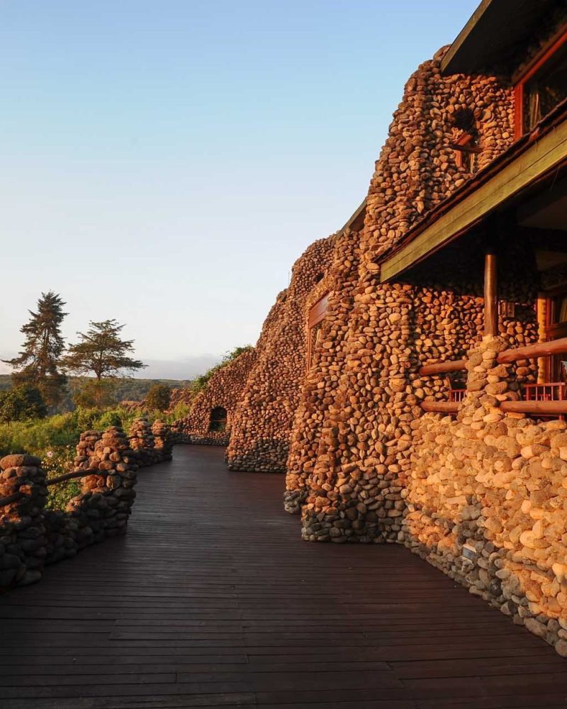 Terrasse panoramique du Ngorongoro Serena Hotel